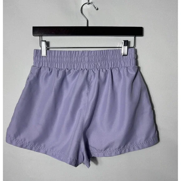 Wilo The Label Shorts Womens S Purple Lined Running Athletic Drawstring 2 in 1 - Picture 3 of 8